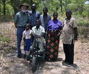 Ba Musole took his little daughter for a ride and she was so happy