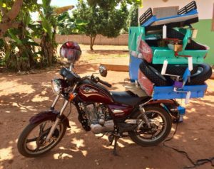 These two pedal carts will be on their way to Dassa soon. See you soon, Evan Steinberg!