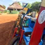 Setting up the pedal carts
